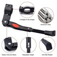 thumbnail image 4 of FlyFlise Adjustable Bike Kickstand Aluminum Rear Side Bicycle Stand for Bike 22"-27", 4 of 7