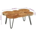 thumbnail image 4 of vidaXL Coffee Table 36 cm 6 Trunks Solid Wood Acacia, 4 of 4