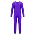 thumbnail image 4 of hengsof Girls Unitards Gymnastics Long Sleeves Full Body Toddler Ballet Leotards for Kids Costumes, 4 of 7
