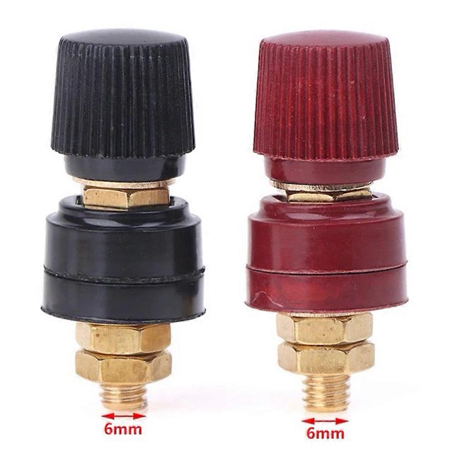 High Current Binding Post M6 Thread 333 Type Brass Binding For Welding Machines High Current Pure Copper Terminal Inverter