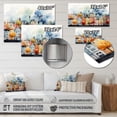 thumbnail image 4 of Designart "Popart Cityscape City Fog II" Cityscapes Metal Wall Decor, 4 of 5