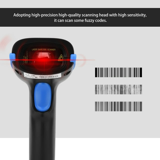Bar Code Scanner, USB Wired Transmission Barcode Scanner, Long Life Warehouse For Supermarket