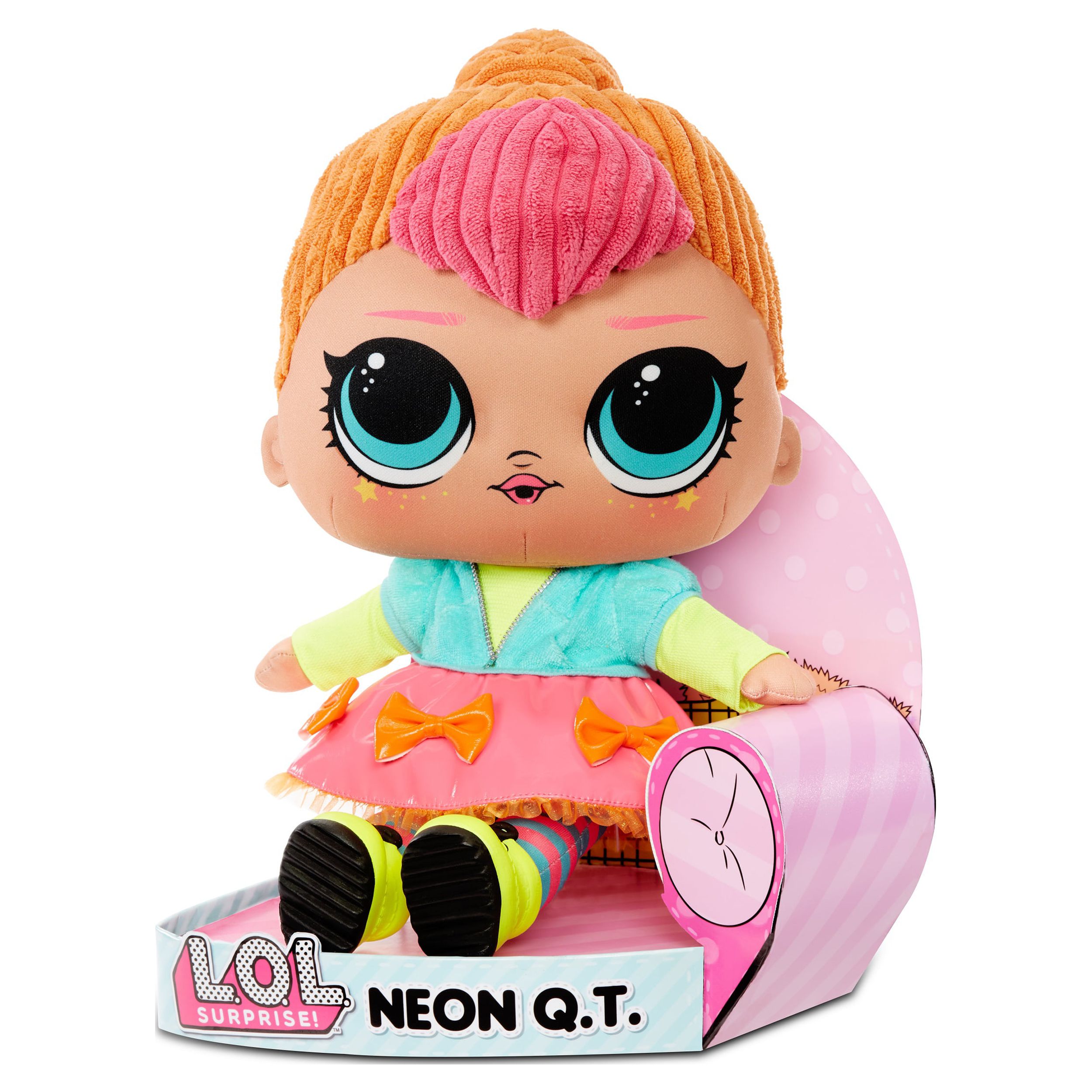 LOL Surprise Neon Q.T. - Huggable, Soft Plush Doll For Kids Ages 3+ - image 4 of 11