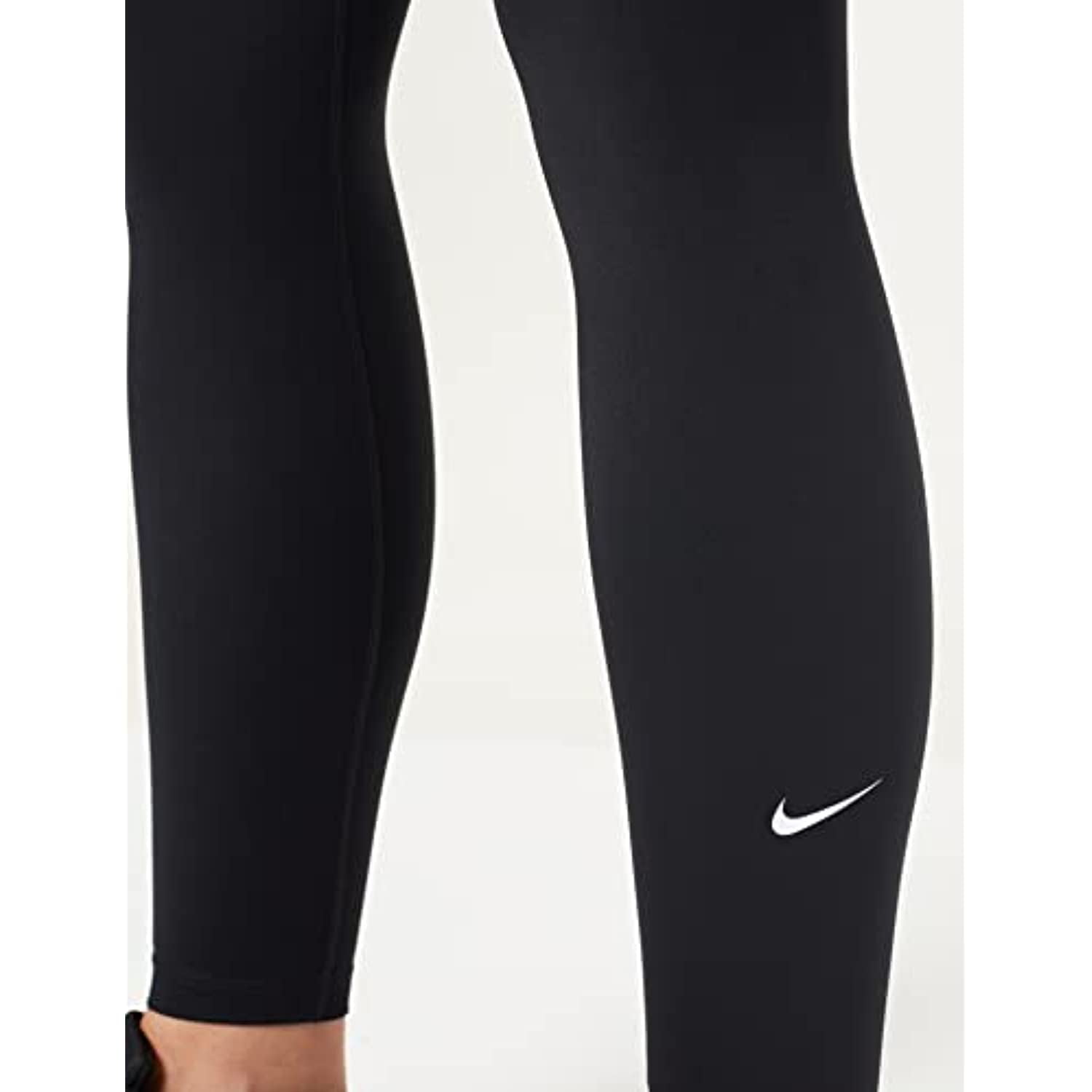 Nike Dri-FIT One Women's Mid-Rise Leggings Tights DD0252-010 Size XS  Black/White at  Women's Clothing store