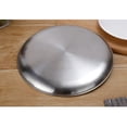thumbnail image 3 of Bandeja de Servicio de Comida Baoblaze Acero inoxidable Dorado 23cm, 3 of 8
