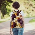 thumbnail image 6 of Lightweight Backpack Grape School Bag Travel Laptop Daypack for Men Women Casual Rucksack, 6 of 6