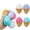 B-1CPS, variant on Chanana Squishy Ice Cream, Slow Big Torch Ice Cream Squishy, Rubber Stress Balls, Slow-Rising Sensory Decompression Balls, Fun Desktop & Travel Accessory, Stress Balls Squeeze(1 Random Color)