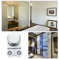 thumbnail image 3 of KONTONTY 2Set Smooth Shower Door Wheels Aluminum Alloy Silver Replacement Sliding Bathroom Installation, 3 of 8