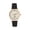 Black, variant on Women's Classic Quartz Watch Easy Read Round Dial Leather Strap Wristwatch Classic Vintage Style Fashion Watches Red