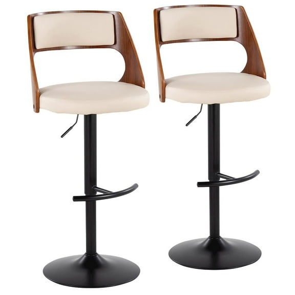 LumiSource Cecina Adjustable Barstool - Set of 2