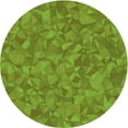 thumbnail image 1 of Ahgly Company Tapis d'Intérieur Rond Lavable en Machine Vert Transitionnel, 6 Pieds Rond, 1 of 7