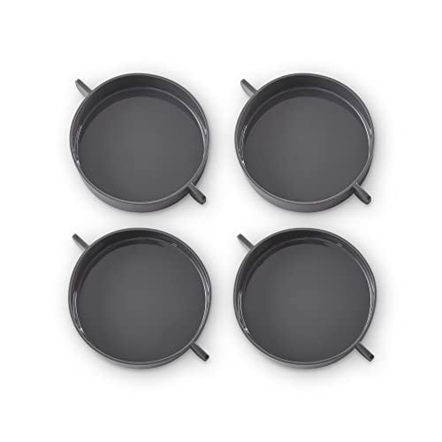 Dash Deluxe Sous Vide Style Silicone Egg Cups for Family Size Egg Bite Maker â€“ 4-Inch Diameter for Egg Breakfast Sandwiches, Omelets, Poached Eggs and More