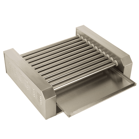 RollerDog Big 30 Stainless Steel Hotdog Roller with Drip Tray
