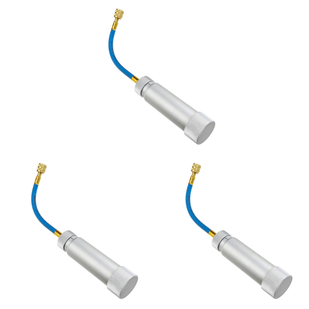 PATIKIL Kit Tubi Ricarica Refrigerante 1/4 SAE – 3 Tubi Da 1.2m (Rosso, Giallo, Blu) 500 PSI Per Aria Condizionata Auto E Casa