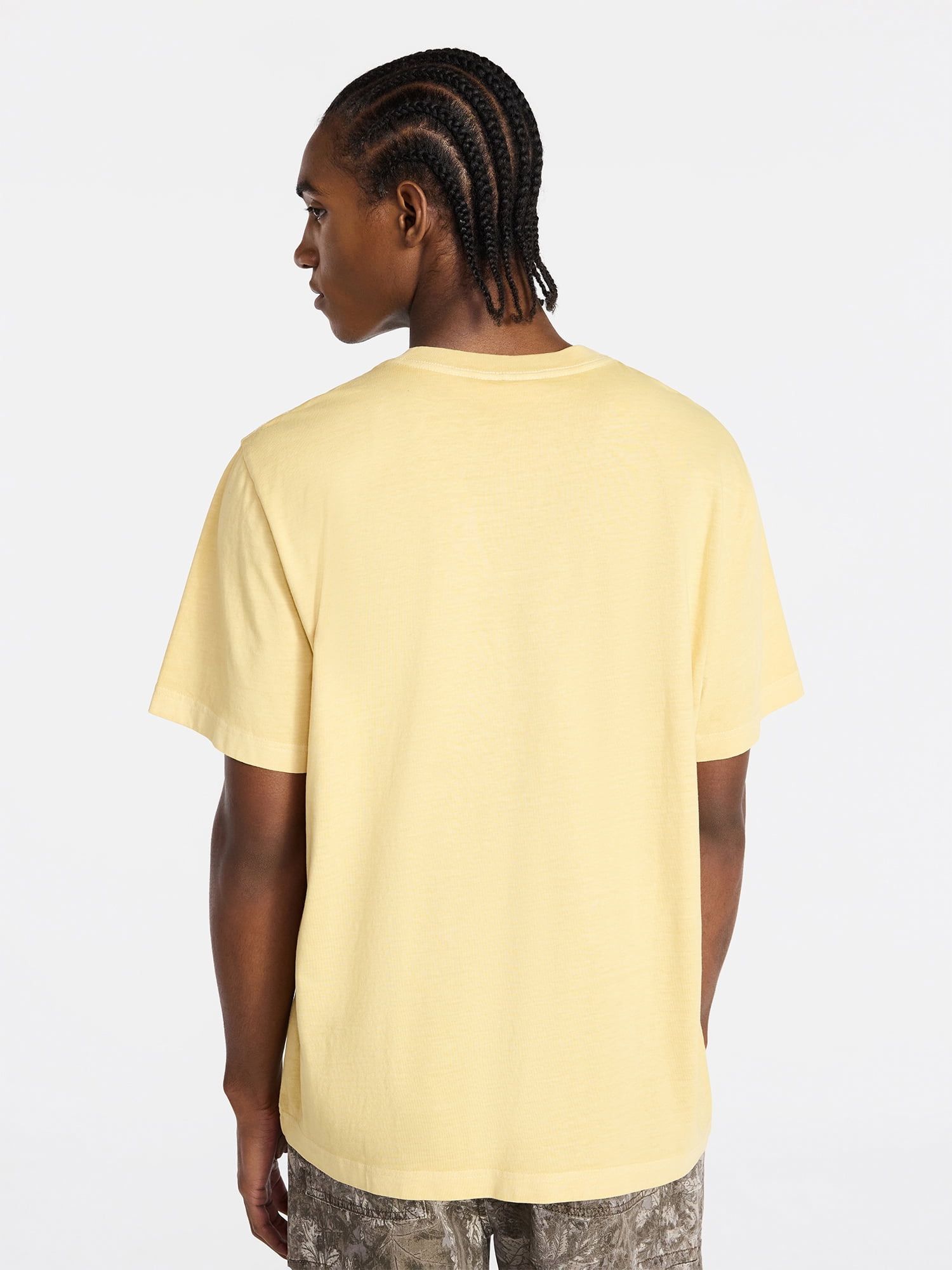 No Boundaries Standard Fit Cotton Tee with Short Sleeves, Men's and Big Men's XS-5XL