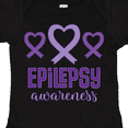thumbnail image 4 of Inktastic Epilepsy Awareness Month Ribbon Girls Baby Bodysuit, 4 of 5