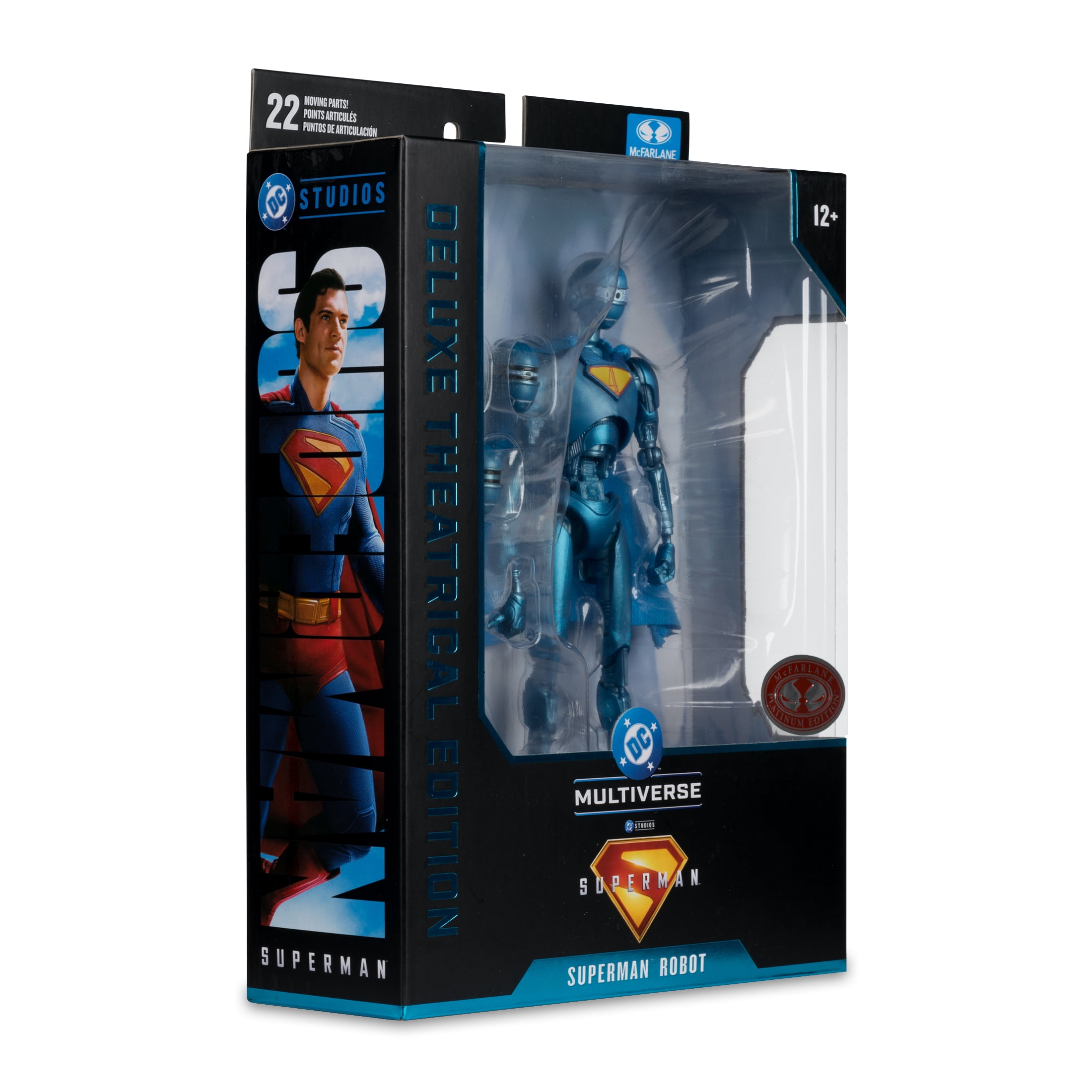 Superman Robot (Superman Movie) Deluxe Theatrical Edition (Red Platinum Edition) - McFarlane Toys