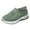 Green, variant on Women's Slip On Sneakers Trendy for Street Style & Fashion Women's Casual Shoes Lightweight Comfortable Breathable Sneakers For Everyday Wear Flat On Design With Mesh Upper For All Seasons