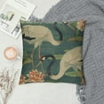 thumbnail image 2 of QZHH Pillow Case Red-Crowned Cranes Andshort Double Sided with Zipper Soft Decor Cushion Case for Couch Sofa Bed Outdoor, 2 of 5