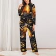 thumbnail image 2 of Sikiie Golden Koi And Treasure Pajamas for Women Set, Womens Pajama Sets, Lounge Sets for Women, 2pjs for Women-Small, 2 of 7