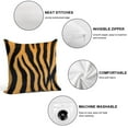 thumbnail image 3 of Tiger Stripes Pillow Covers,Tiger Stripes Throw Pillow Covers 24"×24" ,Living Room Sofa Couch Pillow Covers,Decorative Pillow Covers, 3 of 7