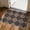 Brown/Blcak-2' X 3' (Rectangular), variant on Checkered Print 2x3 Samall Area Rugs For Entryway Washable Stain Resistant Kitchen Rug Non Slip Ultra Thin Bath Mat Plaid Moroccan Alfombra Bedroom Laundry Sink (brown/black)