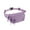 Purple, variant on WATERFLY Unisex Large Capacity Running Walking Travel Nylon Fanny Pack Waist Bag,Black