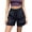 18# Black, variant on Bermuda Shorts for Women Knee Length Summer Casual Wide Leg Baggy Drawstring Hiking Work Cargo Shorts with Front Zipper Pockets Fluorescent Green 2XL