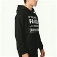 thumbnail image 4 of If You Met My Family You'd Understand Humor Funny Family Pullover Hoodie, 4 of 4