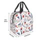 thumbnail image 3 of Easygdp Tulips Flowers Bolsa Térmica Premium - Tela Oxford Impermeable, Gran Capacidad, Bolsillo Frontal, Unisex para Trabajo, Escuela, Actividades al Aire Libre y Picnics, 3 of 7