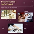 thumbnail image 6 of Bestpet Posh Pet Stroller for Dogs and Cats, Red, 6 of 7