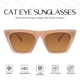 thumbnail image 2 of Lentes de Sol Mosanana Ojo de Gato Beige para Mujer con Protección UV400, 2 of 6