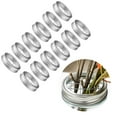 thumbnail image 2 of JZROCKER Metal Flower Lid Insert Mason Grides Flower Organizer Lid Insert for Jar, 2 of 13