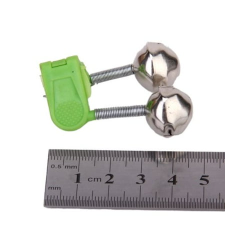 20Pcs Fishing Lure Bite Rod Bell Alarm Twin Bell Ring