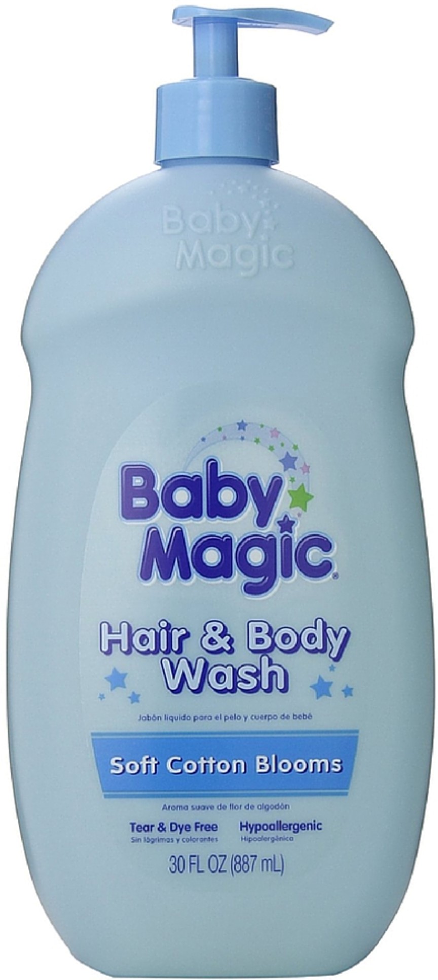 Baby Magic Hair Body & Wash with Soft Cotton Blooms 30 oz (Pack of 2
