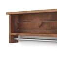 thumbnail image 2 of DRAKESTONE Towel Bar w/ Shelves - Walnut, 2 of 6