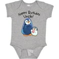 thumbnail image 3 of Inktastic Happy Birthday, Uncle Cute Penguins Boys or Girls Baby Bodysuit, 3 of 5