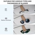 thumbnail image 5 of Sunglass Holder For Car(2 Pack), Magnetic Leather Sunglass Clip for Car Visor, Sunglasses Holder For Car Visor, Glasses Holder for Car, Sunglass Holder Suitable for Glasses of Different Thicknesses, 5 of 5