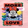 thumbnail image 3 of Disney - Minnie Mouse - More Love & Hearts - Toddler & Youth Girls Raglan Graphic T-Shirt, 3 of 5