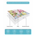 thumbnail image 4 of Twin Quilt Bedding Set, Easter Eggs Reversible Summer Quilt 3 Pieces, Spring Floral Gnomes Plants Butterflies Pink Plaid Lightweight Bedspreads Coverlets with 2 Pillow Shams for All Seasons, 4 of 5