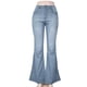 thumbnail image 5 of WILLBEST Pantalones Mujer Pantalones Vaqueros Ajustados de Cintura Alta y Elásticos para Mujer, Con Pierna Ancha, Ajuste Cómodo y Largo Moderno. Extra Chica, 5 of 5