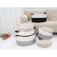 thumbnail image 6 of REGALWOVEN Woven Storage Basket with Handles, Shelf Closet Storage Bin White/Grey 17*12.5*8.5in, 6 of 6