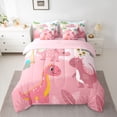 thumbnail image 2 of Homewish Animal Dinosaurs 7-Piece Twin Bedding Sets For Children Teens,Jungle Wildlife Bedding Comforter Set,Cartoon Dino Breathable Sheet Sets,Ultra Soft Home Decor,Reversible, 2 of 8