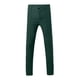 thumbnail image 4 of Pantalones informales de color liso con doble pliegue para hombre: corte holgado, versátiles para el trabajo y el fin de semana, material de poliéster, 4 of 8