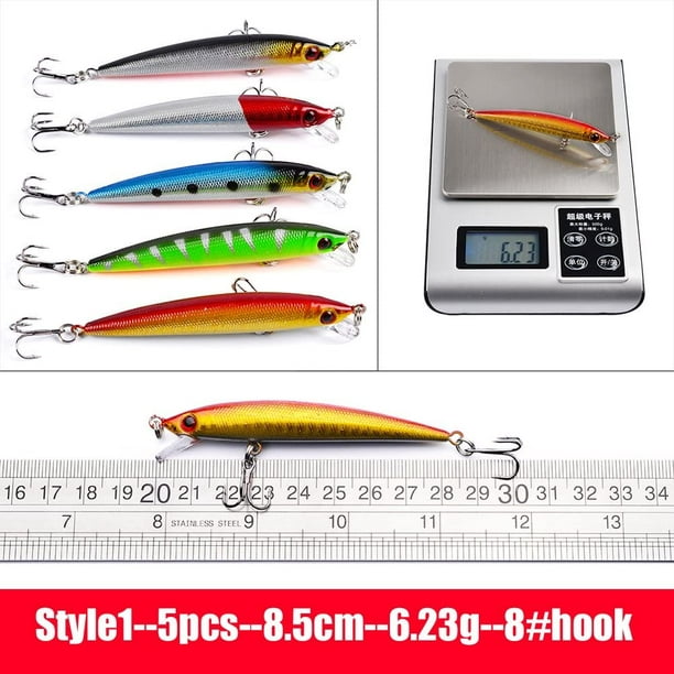 Fishing Starter Kit for Kids & Beginners Lures Hooks Weights by