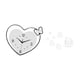 thumbnail image 5 of Reloj de pared con forma de corazón, espejo acrílico, pegatinas de pared con diseño de , decorativo, creativo, movimiento silencioso, extraíble, pa, 5 of 8