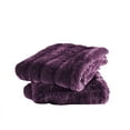 thumbnail image 2 of Home Soft Things Super Soft Decorative Pillow Covers, Set of 2, Blackberry, 26" x 26", 2 of 3