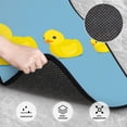 thumbnail image 3 of Fuzoiu Cute Ducky Print Carpet Floor Mats for Car,Car Foot Mat Set,Universal Fit 4 Piece Mat Pad Set,Fits Most Cars Trucks Vans Sedans SUV Auto Carpet Mat Se, 3 of 7