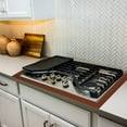 thumbnail image 7 of Uxcell Self Adhesive Floor Transition Strip 3.3'x 3" Vinyl Walnut, 7 of 7