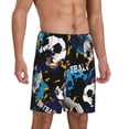 thumbnail image 2 of Easygdp Football Men's Short Pajama Pants, Sleep Shorts, Household Pants, Casual Pants with Pockets - 3X-Large, 2 of 9